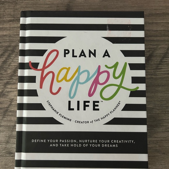 The Happy Planner Plan A Happy Life Hard Cover Book NWT Planning Strategies - Picture 2 of 6